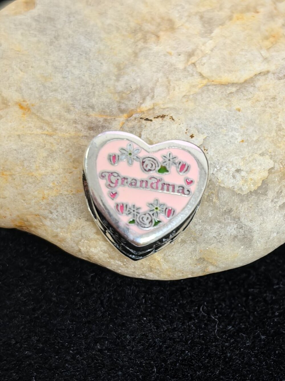 Pandora Grandma Nana Exclusive Dangle Charm Pendant, S925 Silver Jewelry